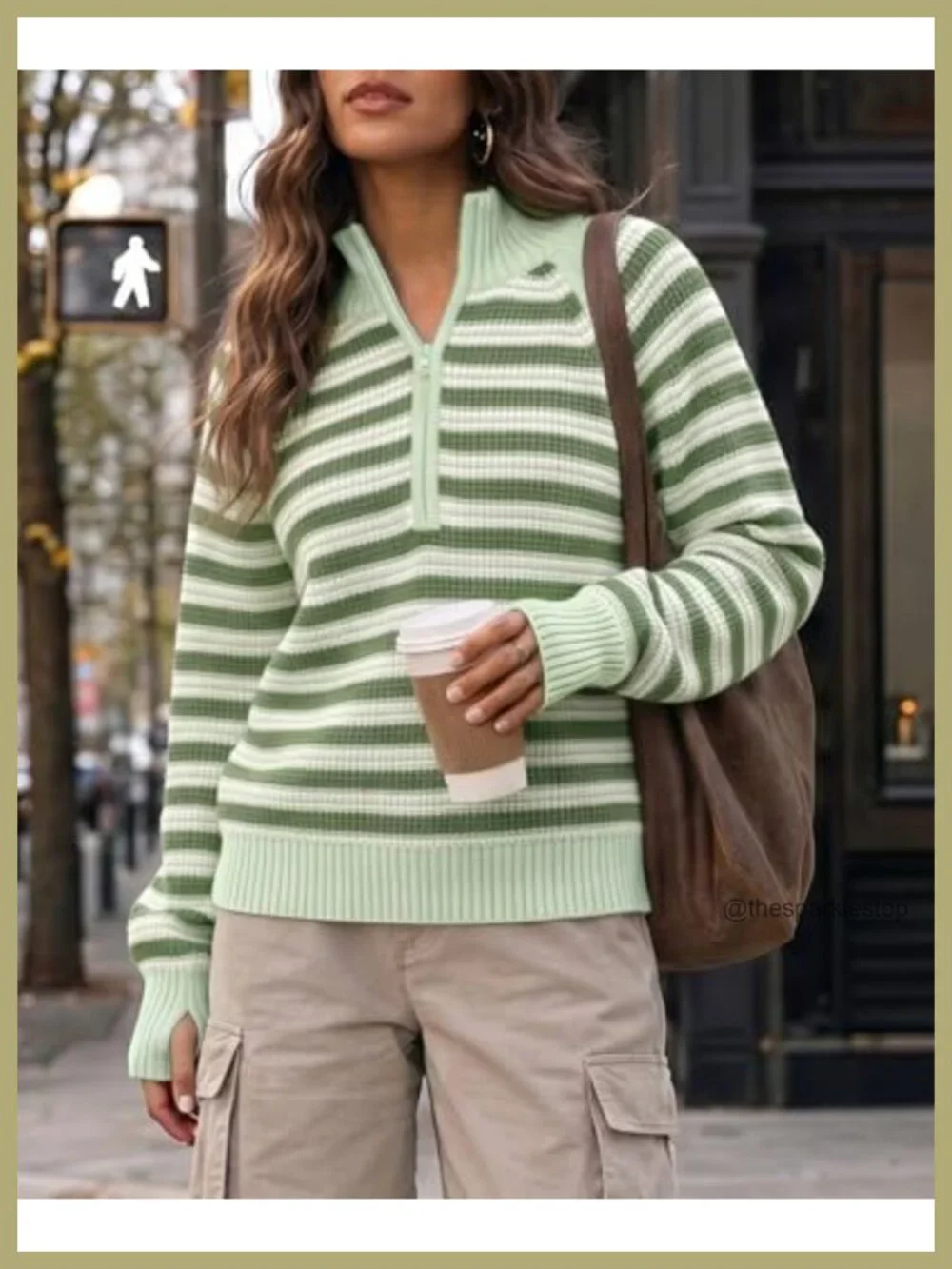 N/A cozy striped